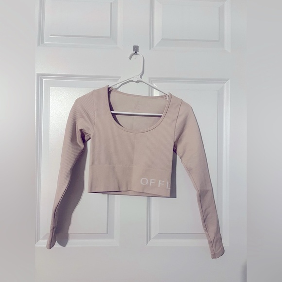 Offline by Arie ribbed cropped workout top - Picture 4 of 8